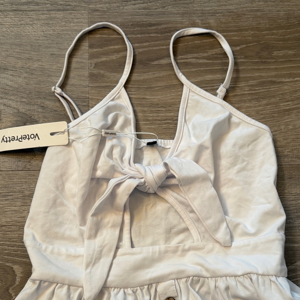 Universal Thread Cream Button-Front Midi Dress wi… - image 4